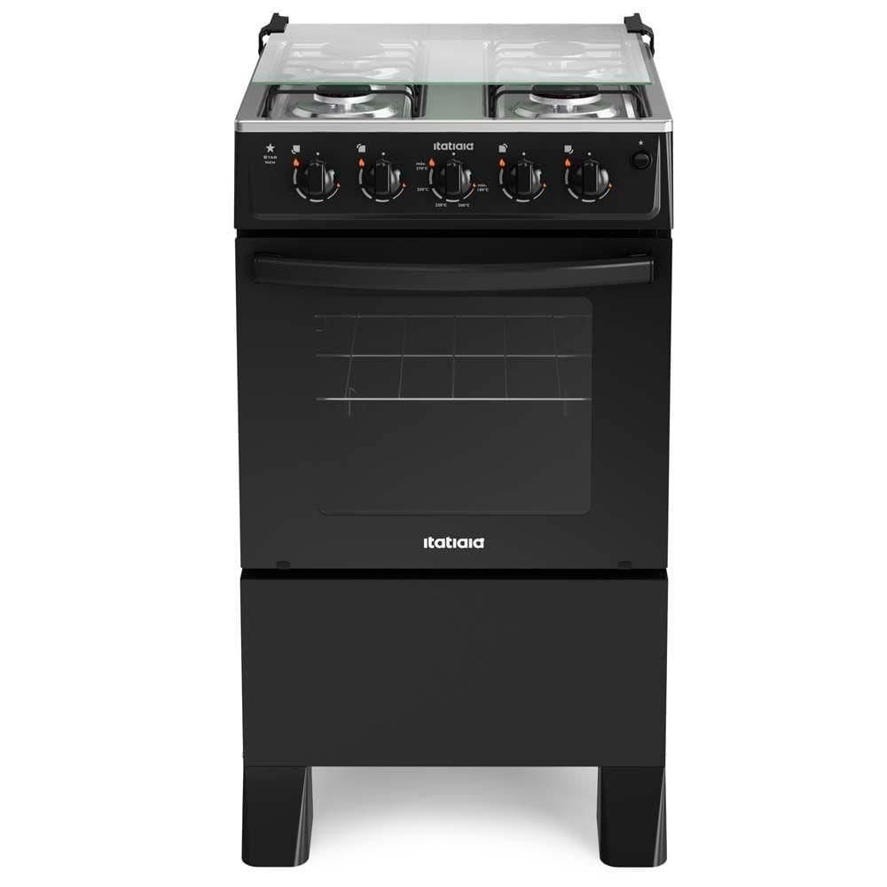 Fogão Star New 4 Bocas Preto Itatiaia Bivolt
