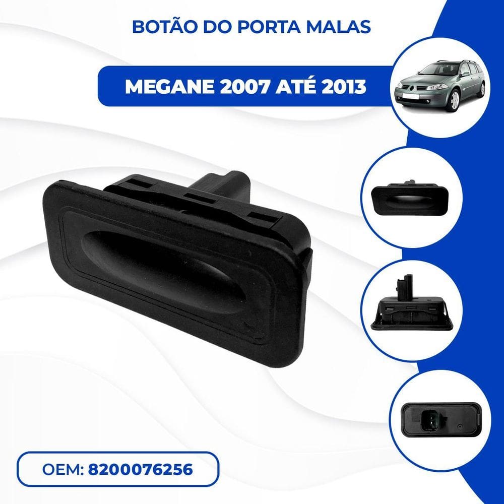 Botão Porta Malas Megane Fluence Captur Grand Scenic 8200076