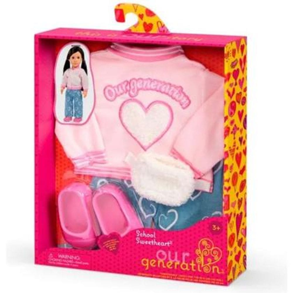 Conjunto Roupa Escolar Jaqueta Universitária Our Generation 0555