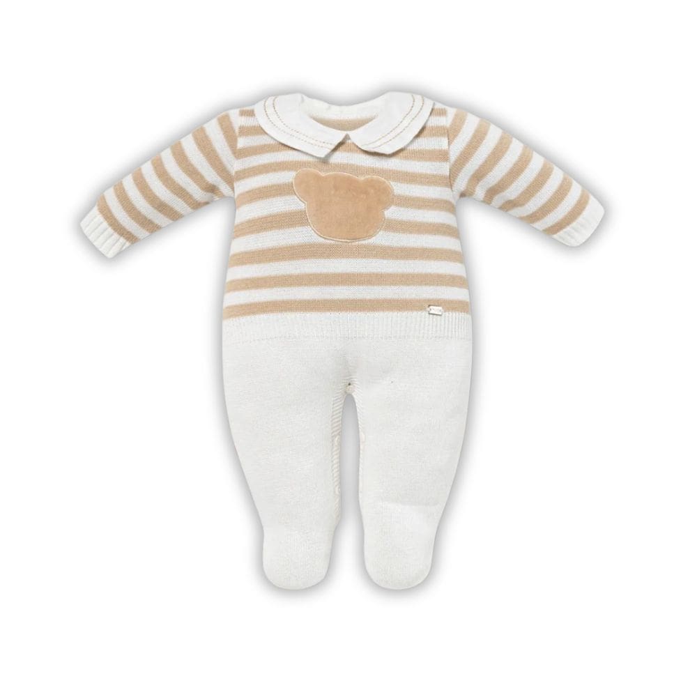 Kit Saida Maternidade Macacao + Manta Rn Bege (Sm00138) - Hug