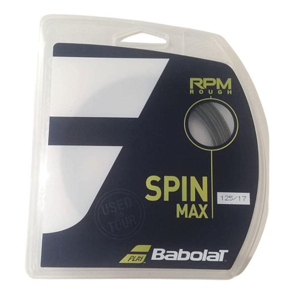 Corda Babolat Rpm Blast Rough 17L 1.25Mm - Preta