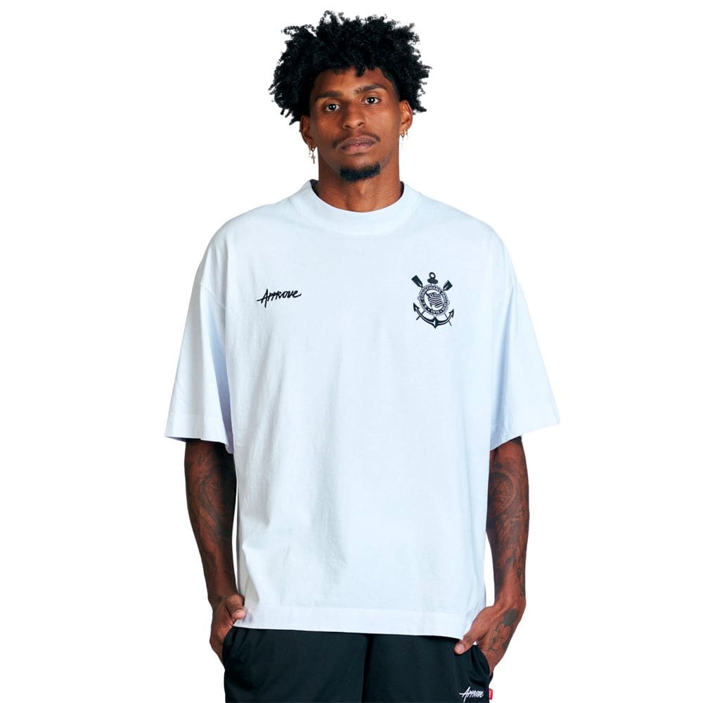 Camiseta Huge Approve X Corinthians São Jorge