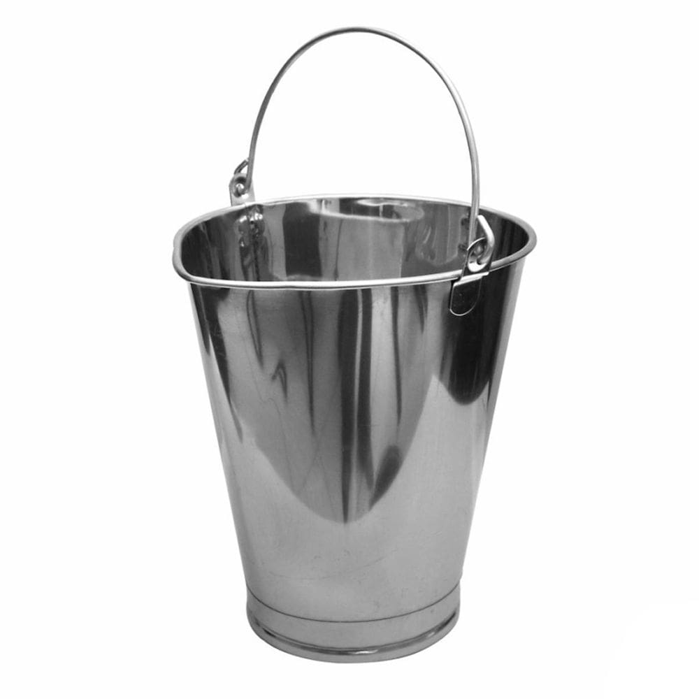 Balde Dosador Graduado Aço Inox Reforçado 10 Litros - Lupus