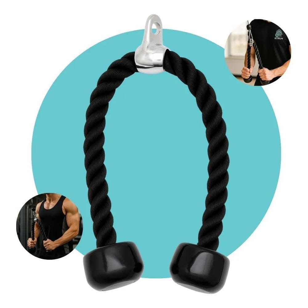 Corda Puxador Triceps Para Cross Over Academia