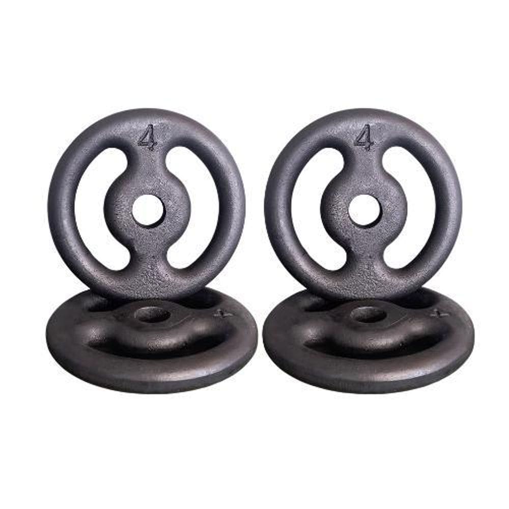 Kit 4X Anilhas De Ferro 04Kg