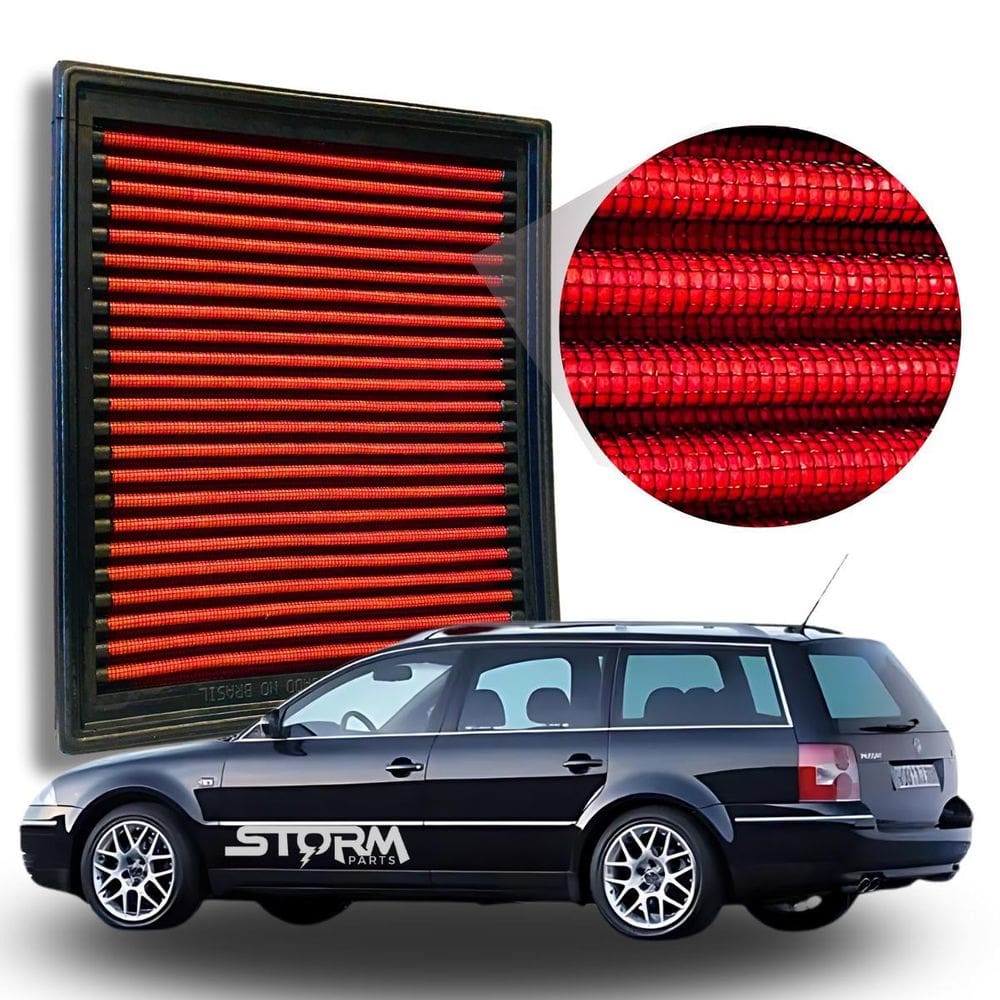 Filtro Ar Esportivo Volkswagen Passat 1.8 Turbo 1998 A 2005