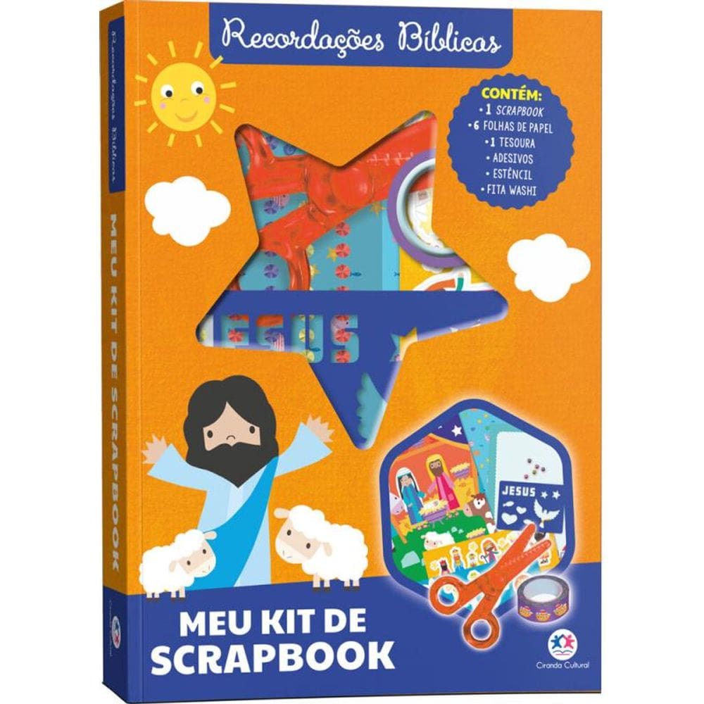 Recordações Bíblicas - Meu kit de Scrapbook
