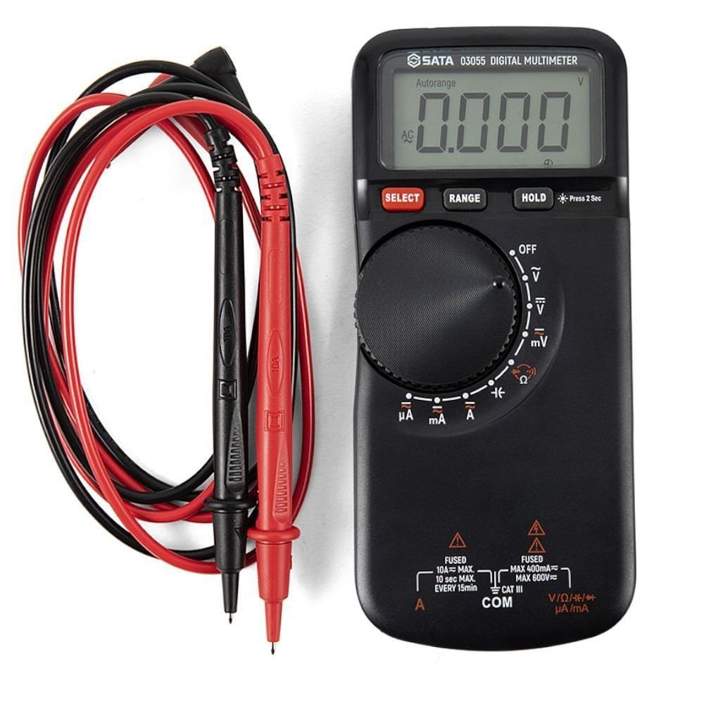 Multímetro Digital 600V Cat Iii Dc/Ac - St03055 Sata
