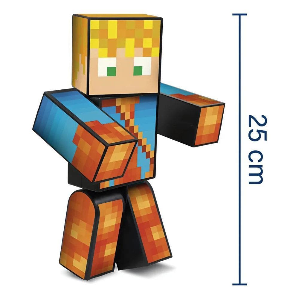 Boneco Minecraft Lopers 25Cm Youtuber Gamer Articulado