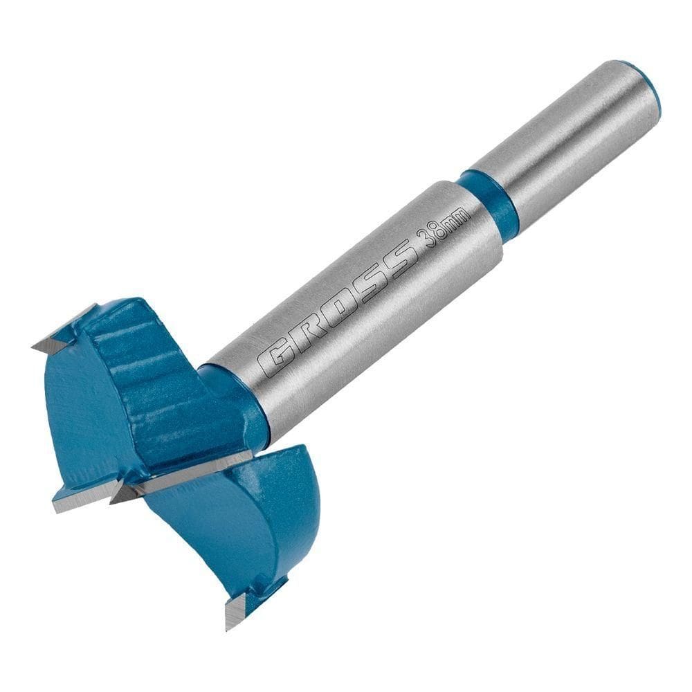 Broca Fresadora Forstner Madeira 38mm Haste Cilíndrica Gross