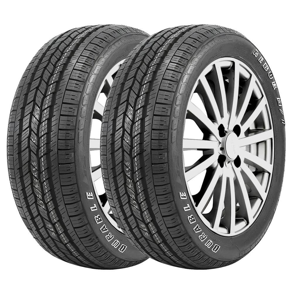 KIT 2 Pneu Durable 215/55 R18 HT Aro 18 Rebok H/T 107T OWL