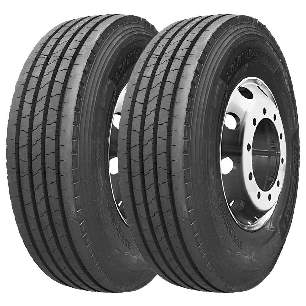 KIT 2 Pneu Landspider Longtraxx AP800 295/80R22.5 154/149M 18PR Liso