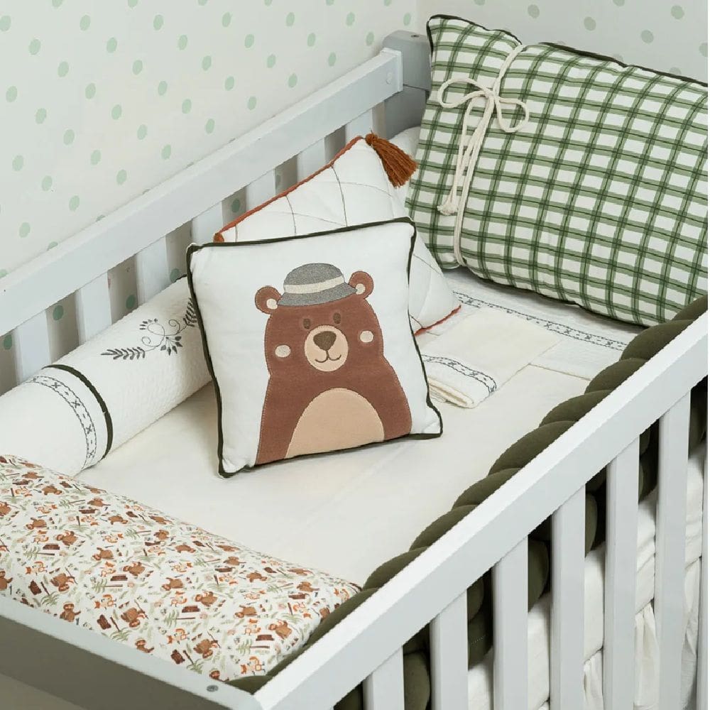 Kit Berço Camping Verde Escuro - Hug