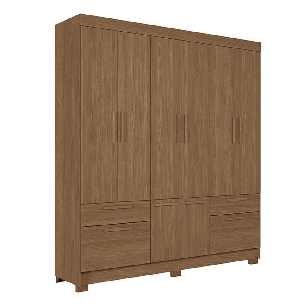 Guarda Roupa Casal 8 portas Curitiba Jatobá - Santos Andirá