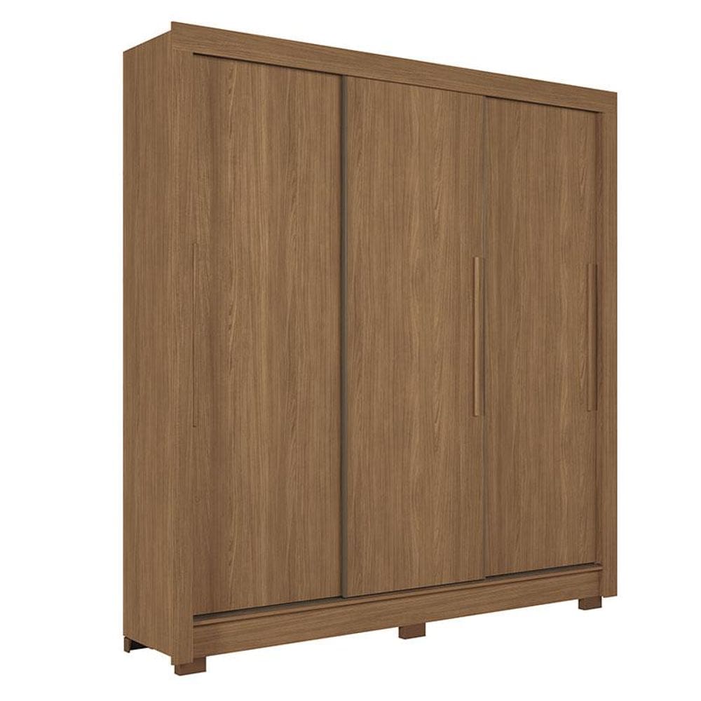 Guarda Roupa Casal 3 portas de correr Maringá Jatobá - Santos Andirá