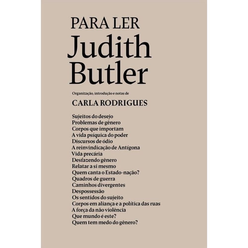 Para Ler Judith Butler