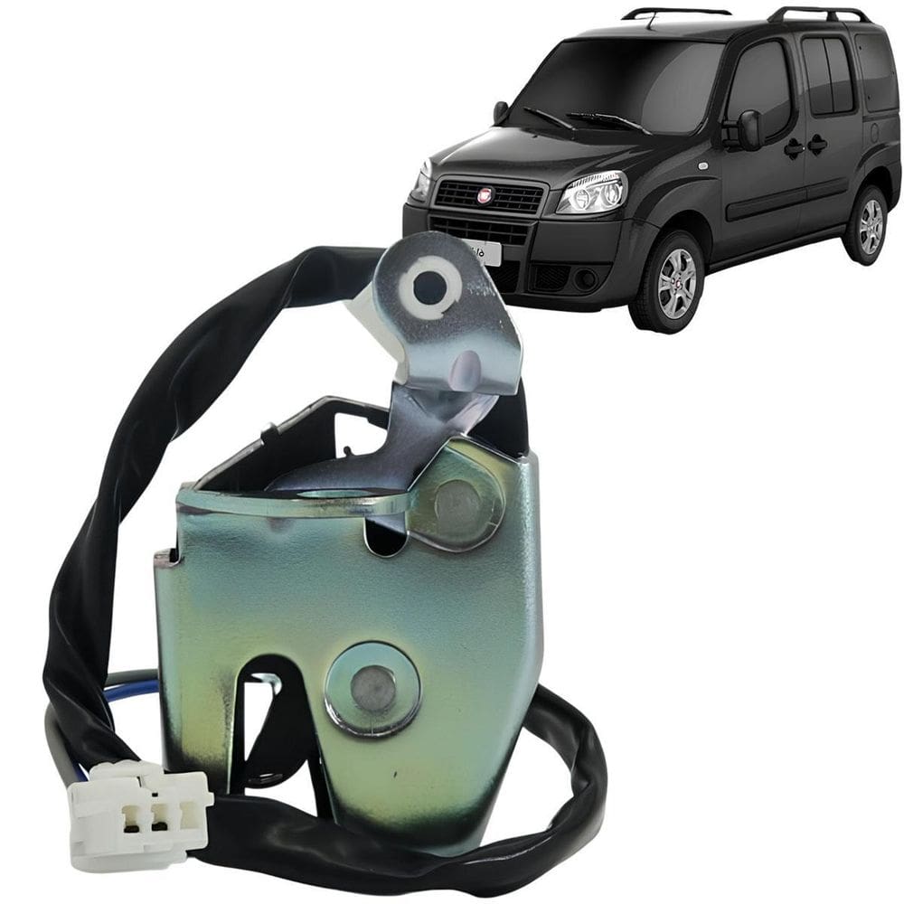 Fechadura Inferior Esquerda Porta Traseira Doblo 2002 A 2021
