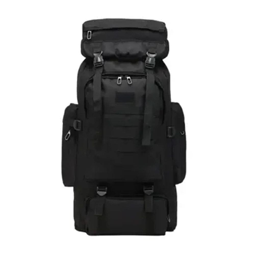 Mochila Militar Camping Esportiva 70 Litros Preta