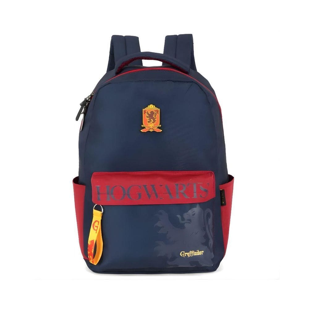 Mochila De Costas Escolar Harry Potter Hogwarts Magia Azul