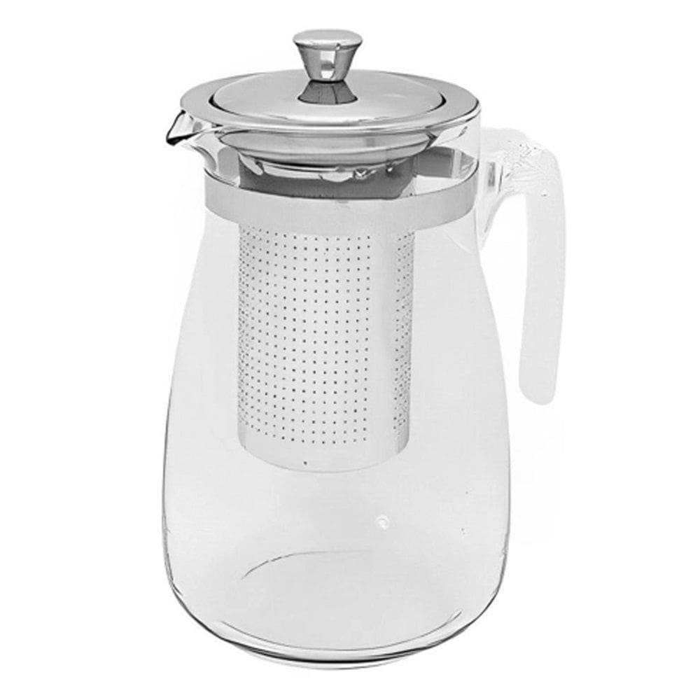 Jarra Bule de Vidro para Chá com Infusor de Inox 950ml