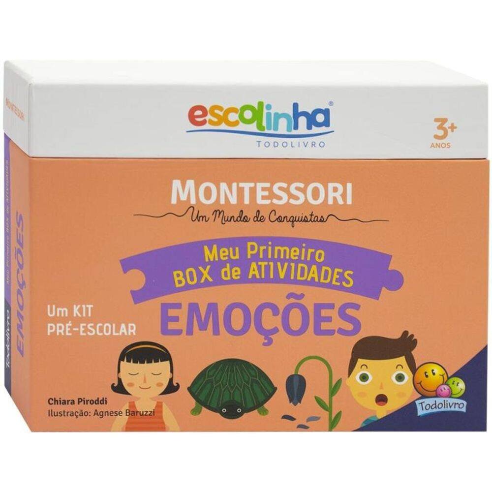 Escolinha MONTESSORI Meu P BOX de Atividades: Emoções (Escolinha)