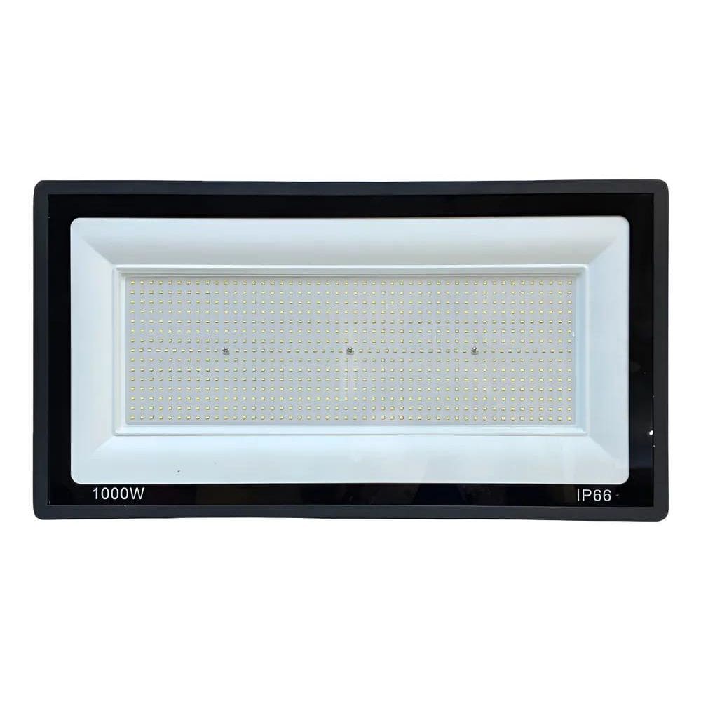 Refletor Led Holofote 1000W Ip66 Prova D` Água Branco Frio