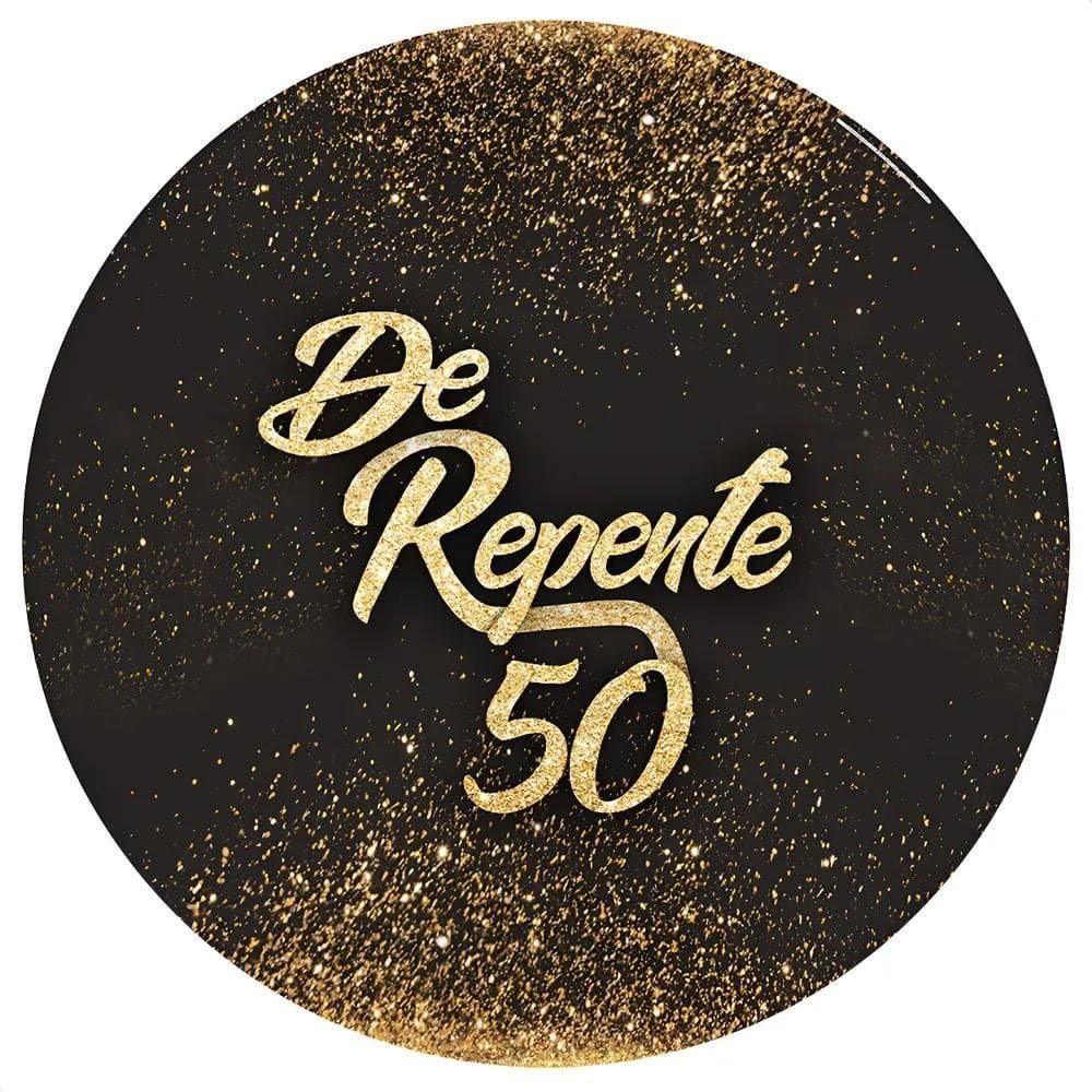 Painel Festa Redondo Sublimado Temático 3D Tec C De Repente