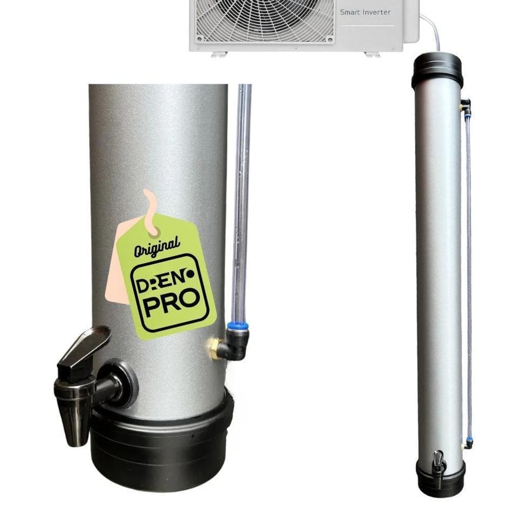 Dreno Coletor De Água Para Ar-Condicionado 8L Prata Drenopro