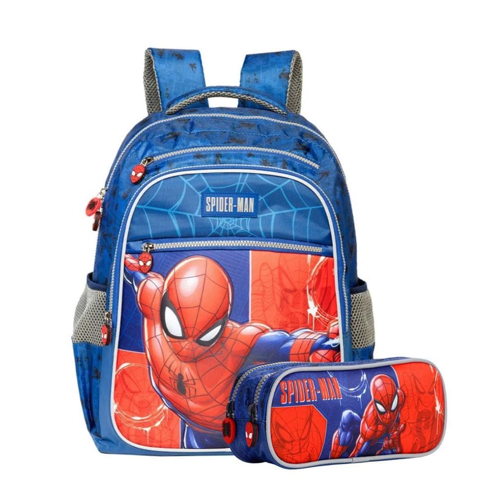 Kit Mochila Estojo17 Spider-Man Y - 14952 - Artigo Escolar