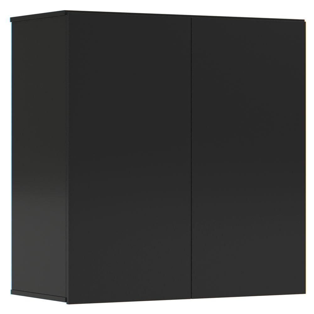 Armario De Cozinha 02 Portas Preto