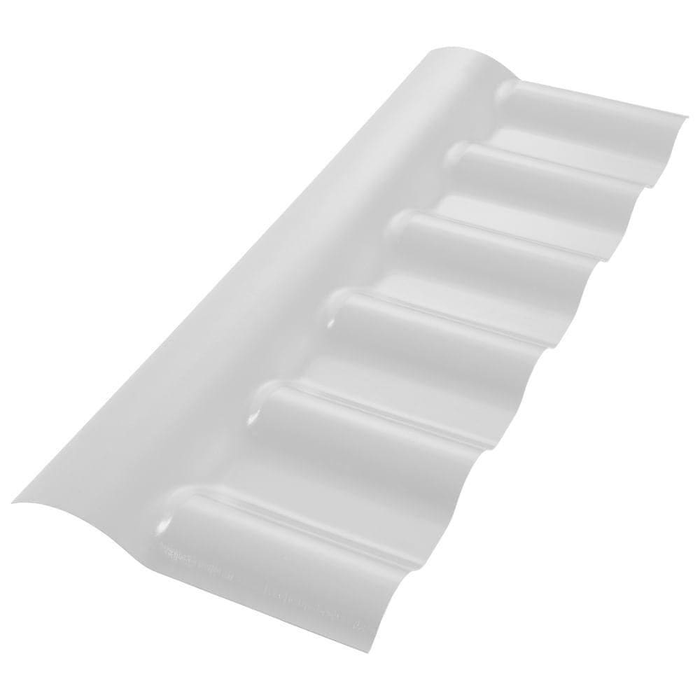 Cumeeira Central Articulada Plan Pvc 88x37cm Branca - P3030041 - Afort