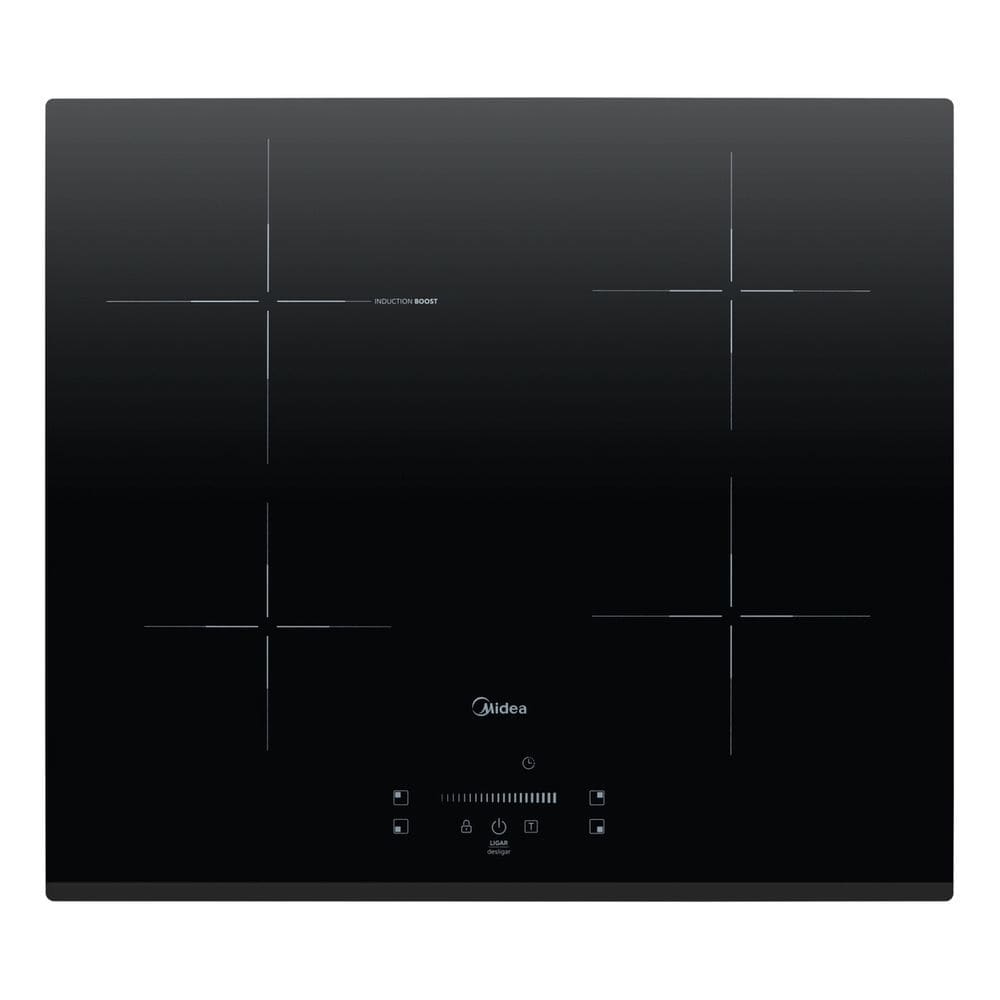 Cooktop 4 Bocas Inducao Vidro Preto Pro - Midea