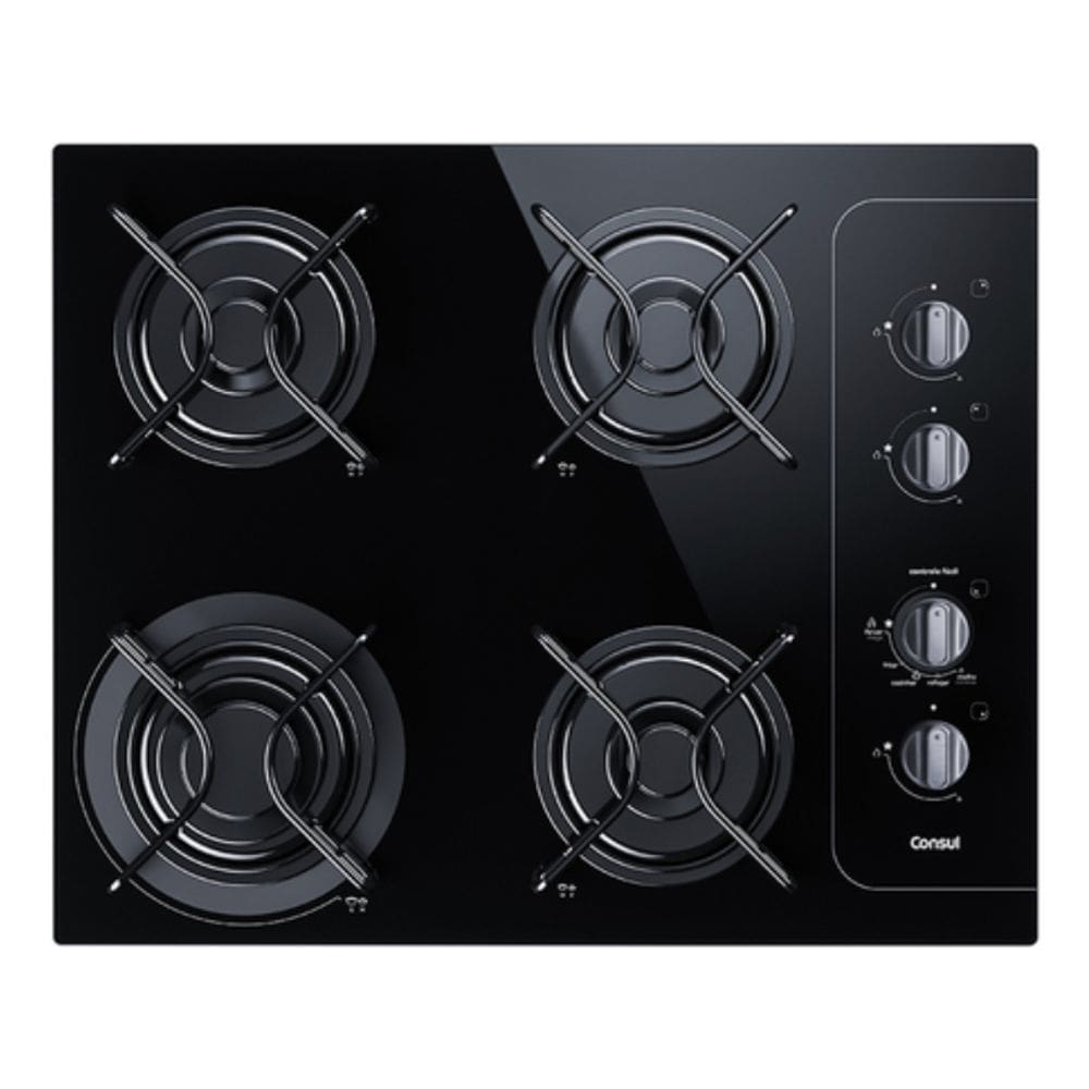 Cooktop 4 Bocas A Gas Controle Facil - Consul