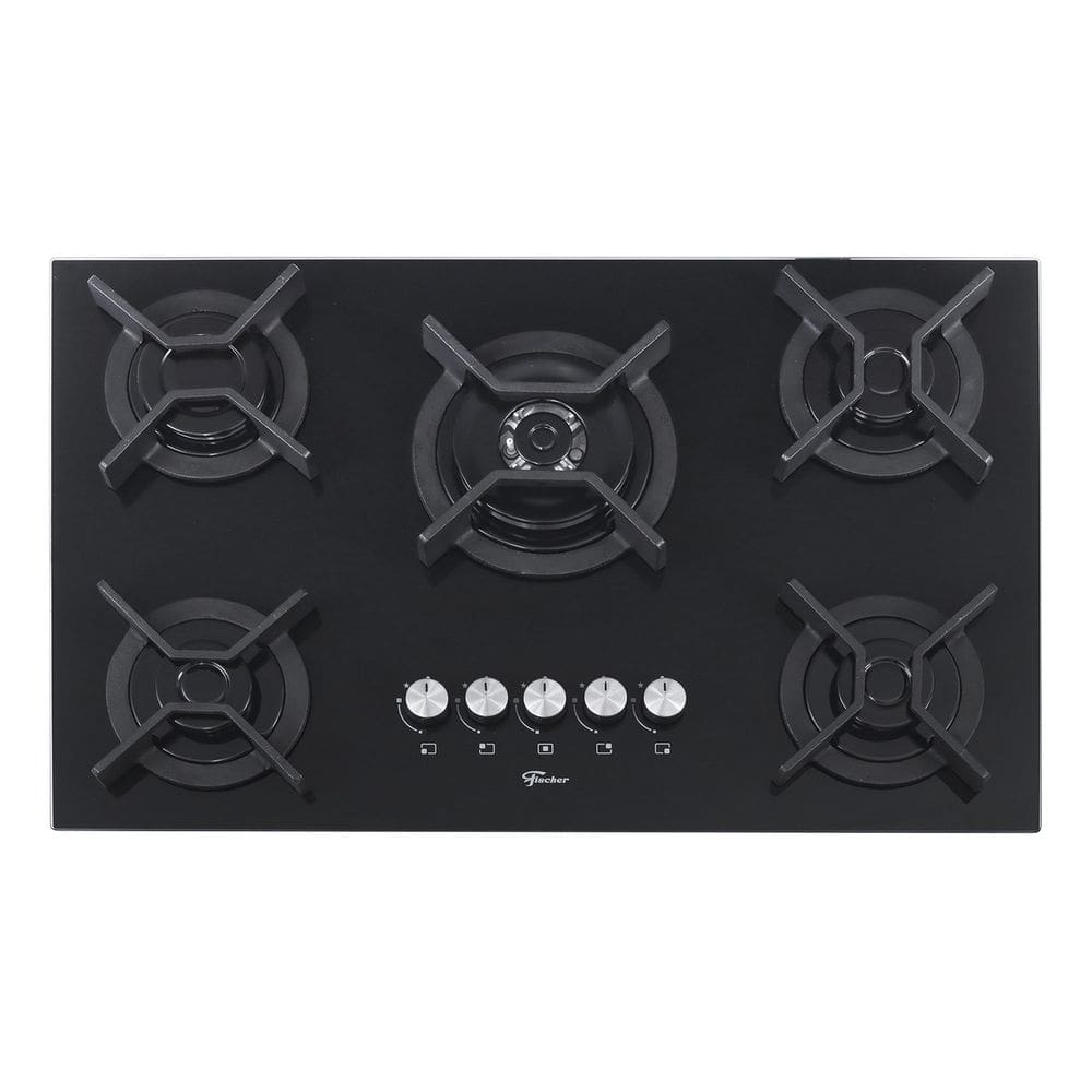 Cooktop 5 Bocas A Gas Inox Pro Cook Bivolt - Fischer