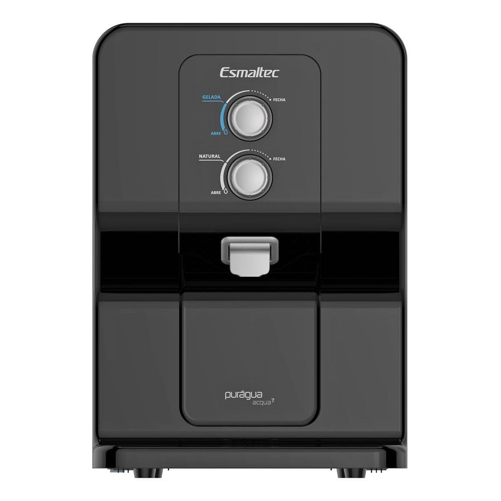 Purificador Compressor Gelada Natural Preto 127v - Esmaltec