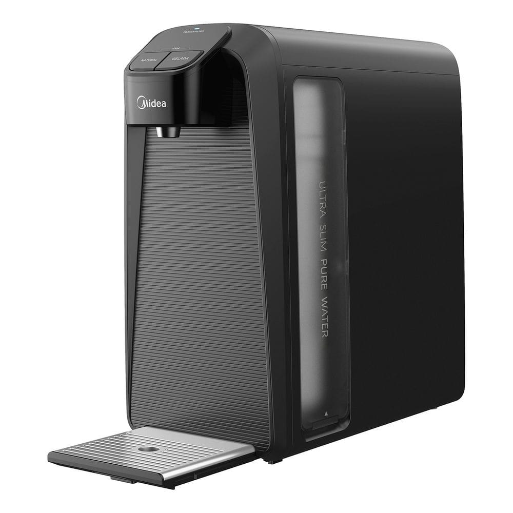 Purificador Gelada E Natural Cinza Bivolt Slim - Midea