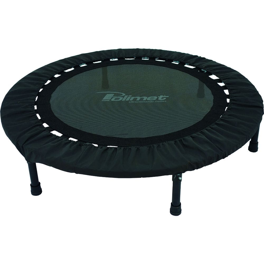 Trampolim Profissional Preto 32 Molas Poli Sports