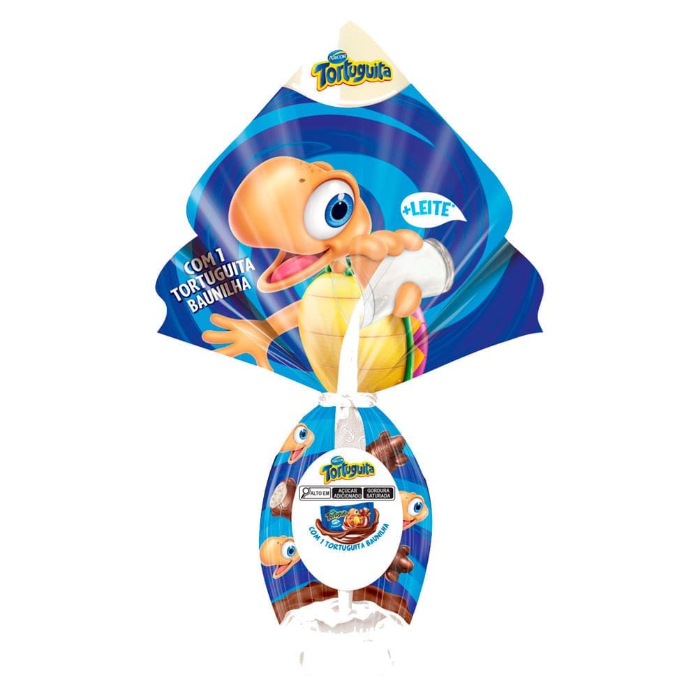 Ovo de Páscoa Arcor Tortuguita ao Leite 120g