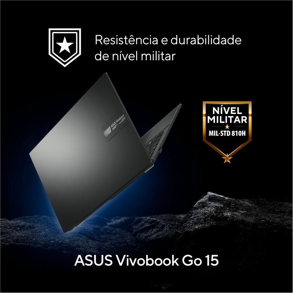 Notebook ASUS Vivobook Go 15 - AMD | Casas Bahia