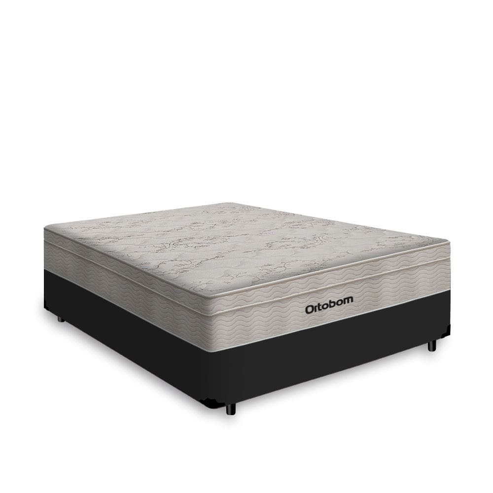 Cama Box com Colchão de Molas Ensacadas Ortobom AirTech Casal 138cm