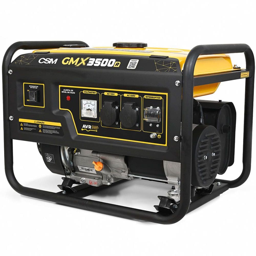 Gerador Portátil GMX-3500R Mono a Gasolina 3HP Bivolt - 71001030 - CSM