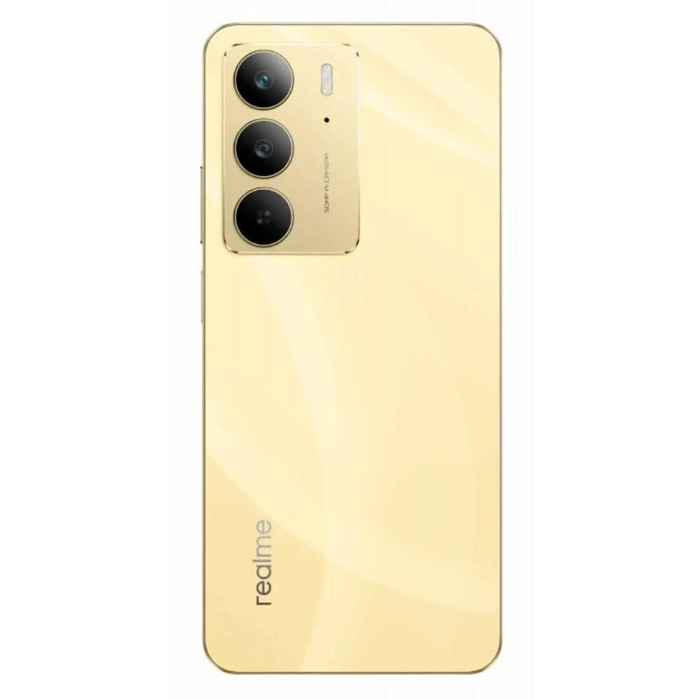 Celular Realme C75 Lightning Gold, Tela de 6,67”, 5G, 256GB e Câmera de 50MP - RMX3963