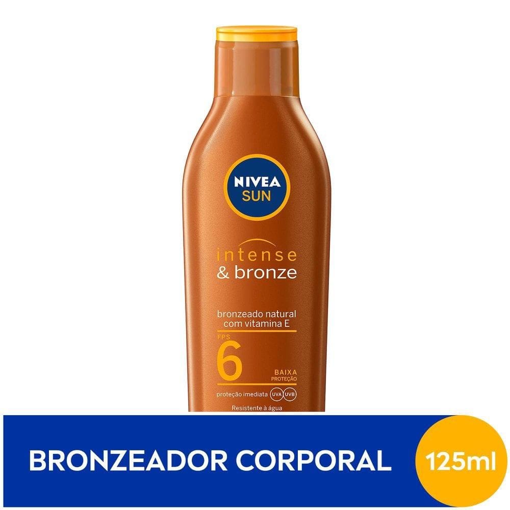 NIVEA SUN Loção Bronzeadora Intense & Bronze FPS 6 125ml