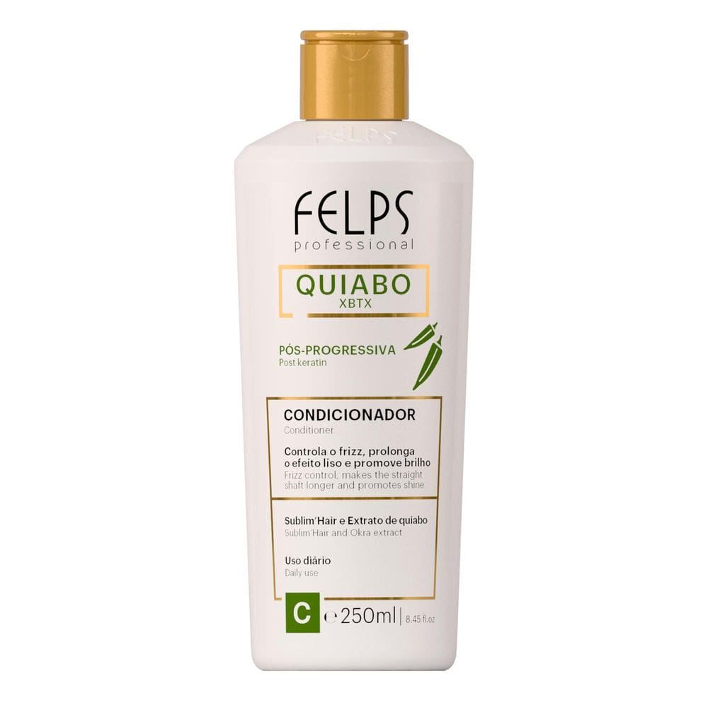 Condicionador Quiabo XBTX Pós Progressiva Felps Professional - 250mL