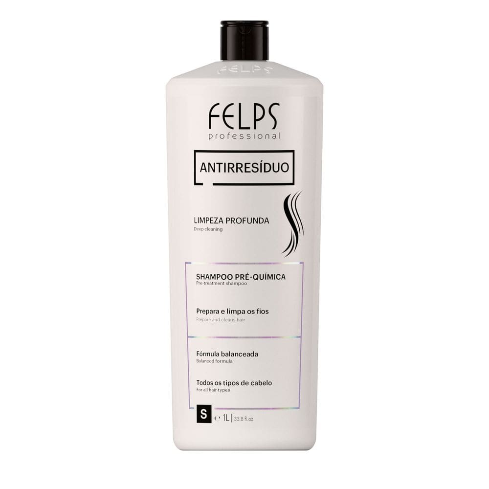 Shampoo Antirresíduo Limpeza Profunda Felps Professional - 1L