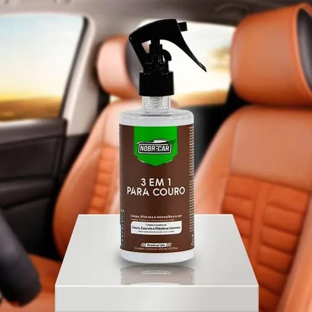 3 Em 1 Para Couro 250ml Nobrecar