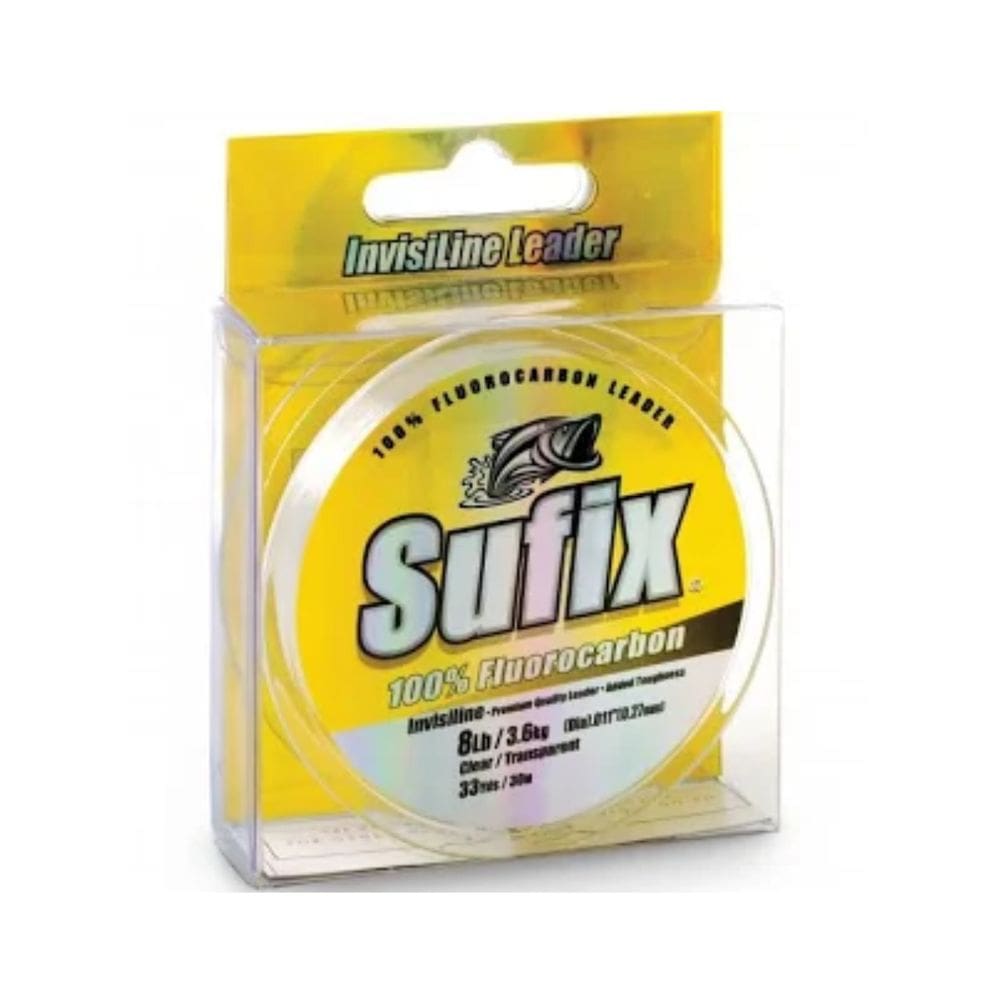Linha Rapala Sufix Fluorocarbon Invisiline 20m 0.52mm 40lbs Alta Resistência