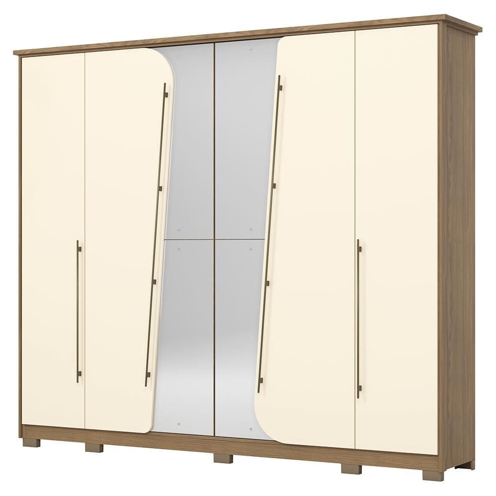 Guarda Roupa Casal 6 Portas Dubai - Móveis Henn