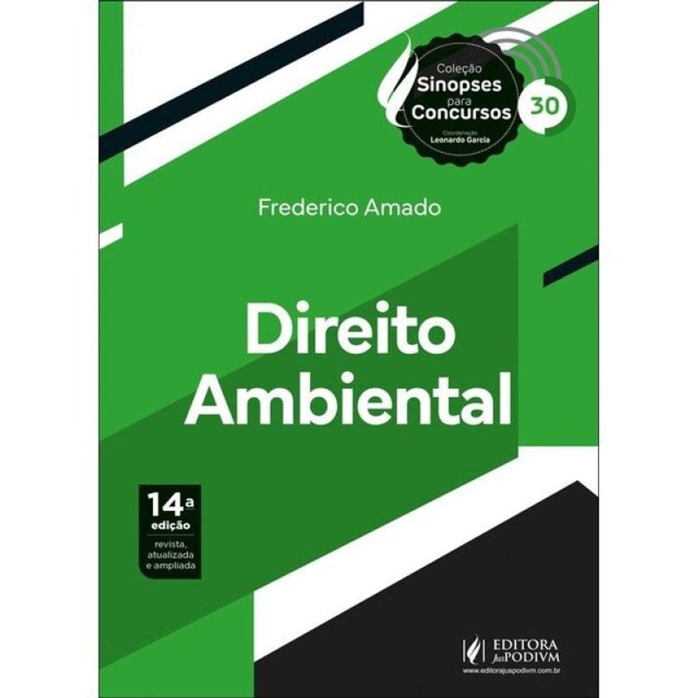 Sinopses Para Concursos - Direito Ambiental - 2026 - Vol. 30