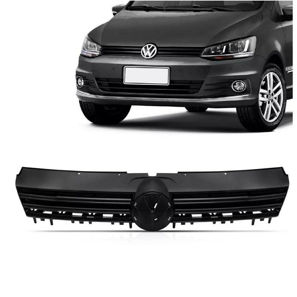 Grade Dianteira Vw Fox 2015/2018 Preto Brilhante